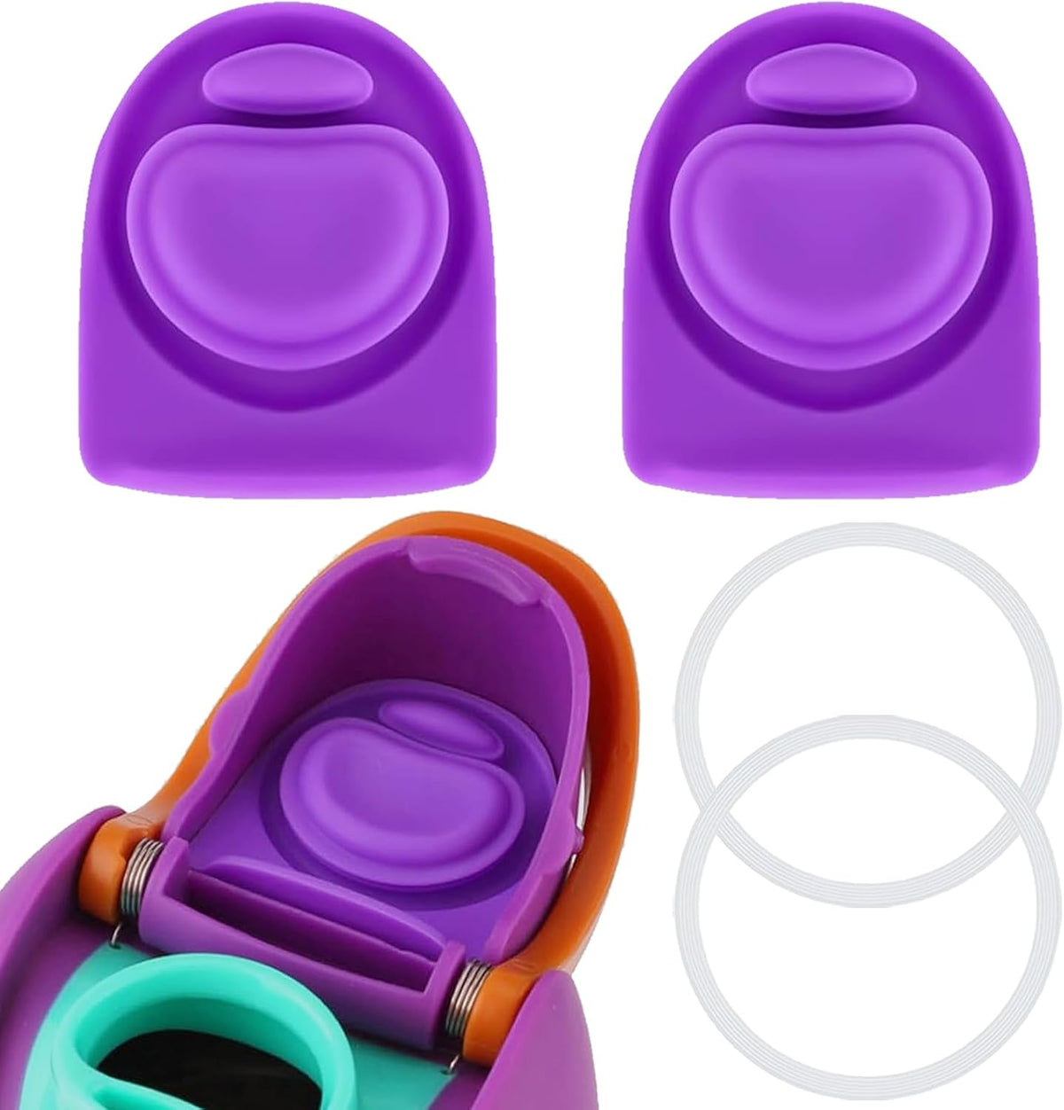 Owala Replacement Lid Rubber Seal Stopper - O Ring Gasket for 24/32 oz Water Bottles | Top Insert Cap Parts