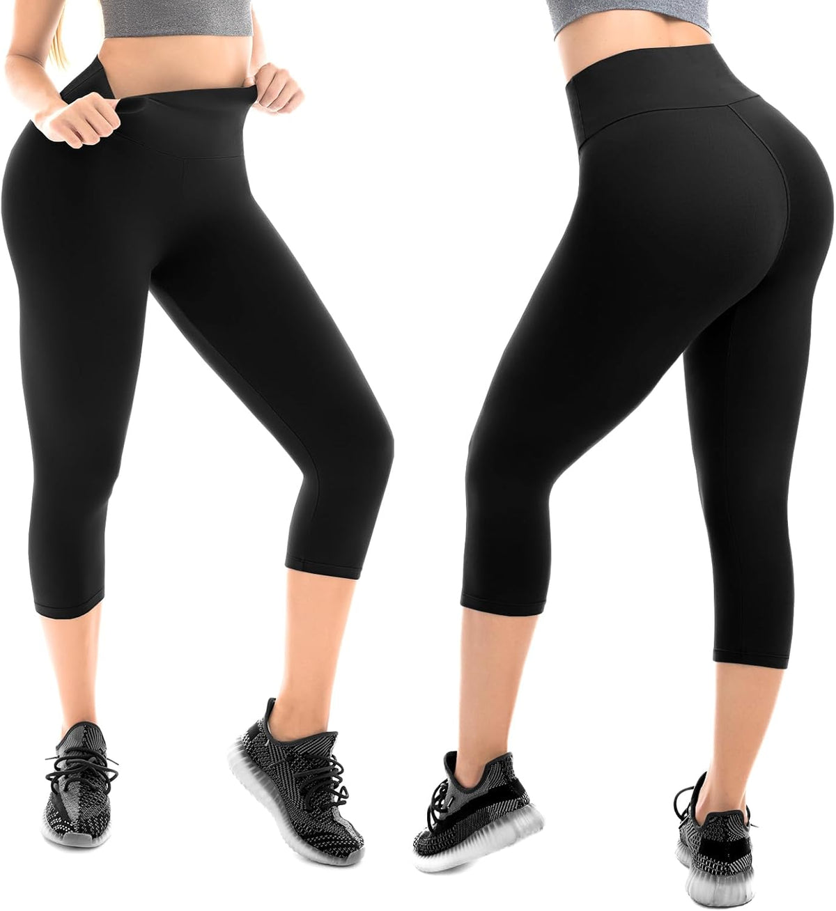 Walifrey Capri Leggings - Buttery Soft High Waisted Yoga Pants for Women | Perfect for Gym Workouts