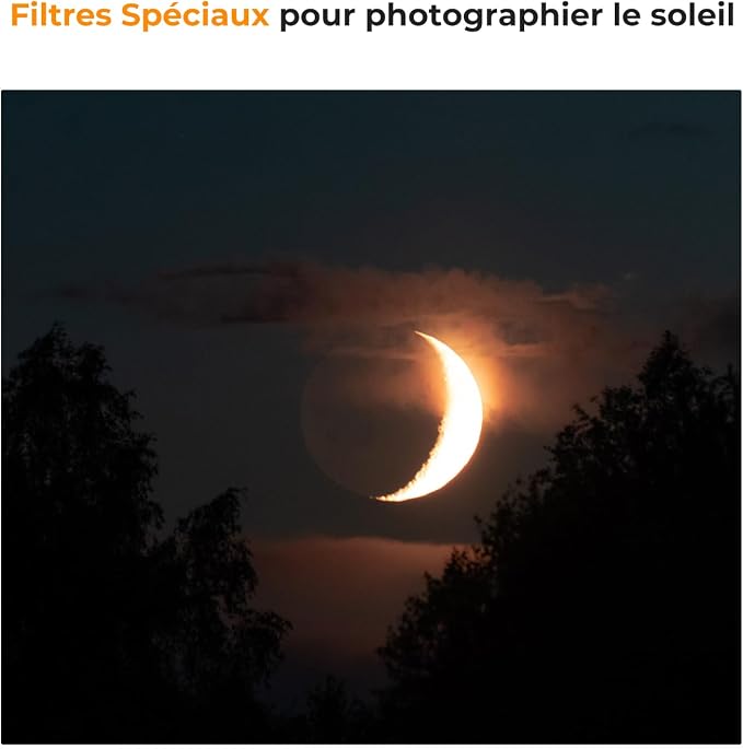 K&F CONCEPT 77mm ND1000000 ND Lens Filter Solar Eclipse Neutral Density Camera