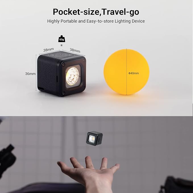 SmallRig RM01 Mini LED Video Light Waterproof Portable Lighting Kit