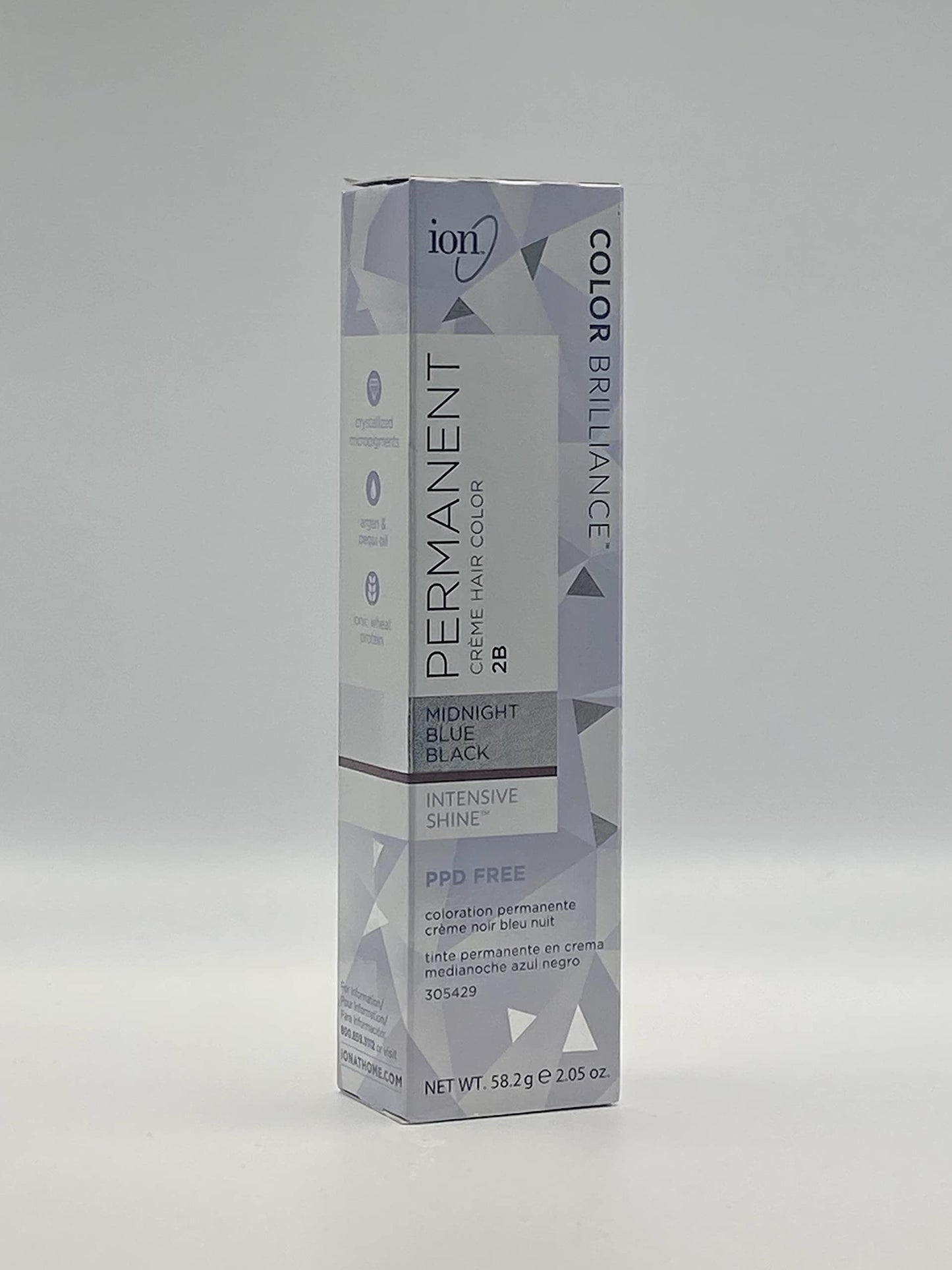 Ion Midnight Blue Black Permanent Creme Hair Color Midnight Blue Black