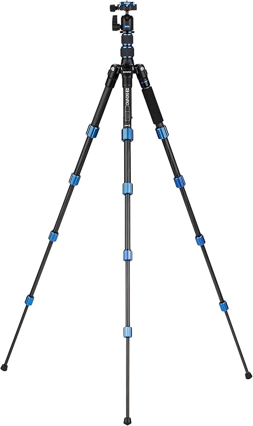 Benro Slim Travel FSL09CN00 Carbon Fiber Tripod Kit – Lightweight 5-Section