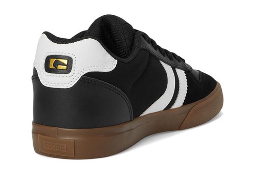 Globe Men's Encore-2 Skate Shoe, Black/White/Tobacco, 7