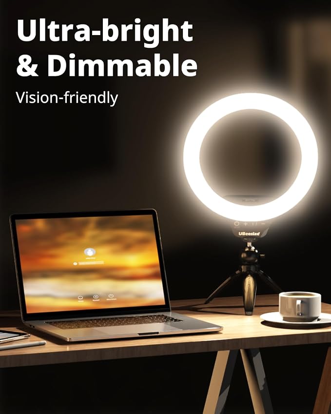 UBeesize 12" Desk Ring Light