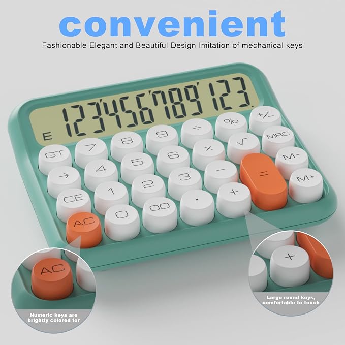 DECKLIT Battery Desk Calculator