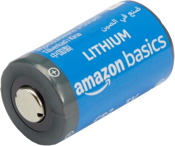 Amazon Basics 12-Count Non-Rechargeable CR2 Lithium Batteries, 3 Volt, Long