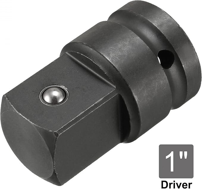 uxcell 2pcs 3/4" Drive (Female) x 1" (Male) Impact Socket Adapter for Use with Air Impact Wrenches, Breaker Bars, Ratchets, CR-MO Steel