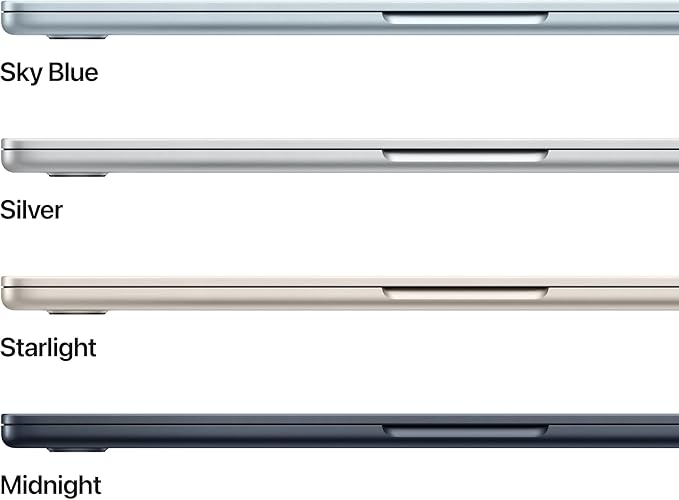 Apple 2026 MacBook Air 13-inch Laptop with M5 chip: Built for AI, 13.6-inch Display, 24GB Unified Memory, 1TB SSD, 12MP Center Stage Camera, Touch ID, Wi-Fi 7; Sky Blue with AppleCare+ (3 years)