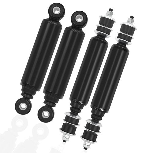 Golf Cart Front and Rear Shock Absorbers for Club Car DS G&E 1988-2011 Precedent G&E 2004-up, 1014235 1014236 1010991 1015813 1013164（4pcs）