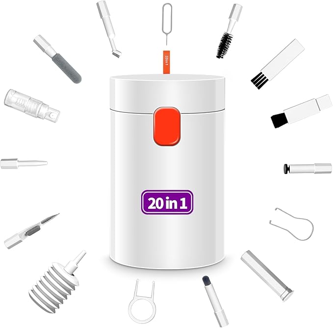 20-in-1 Cleaning Kit for Airpod Earbud Laptop Keyboard, Electronic Penlar