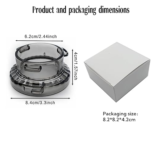 54mm Dosing Funnel for Breville Barista Portafilters, Compatible Breville 8series Barista and Bambino Espresso Machines Dosing Funnel, Grey