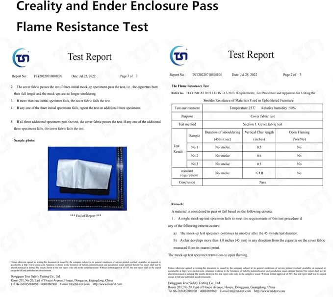 Creality 3D Printer Enclosure Fireproof and Dustproof Tent Constant Temperature