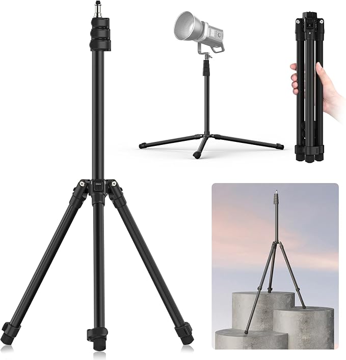 Ulanzi TT43 Extendable Photography Light Stand, Adjustable 6.23ft Aluminum