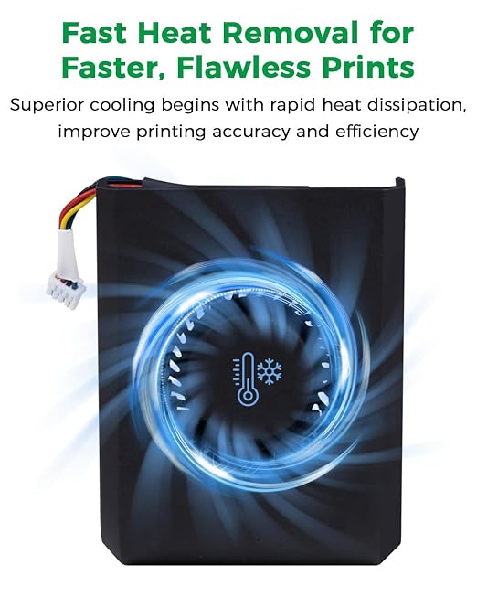 Creality Official K2 Plus Model Fan Cooling Module Assembly, Originial K2 Model