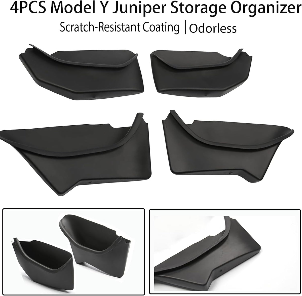 2025 2026 Tesla Model Y Juniper Door Pocket Liner Storage Box No YLStandard
