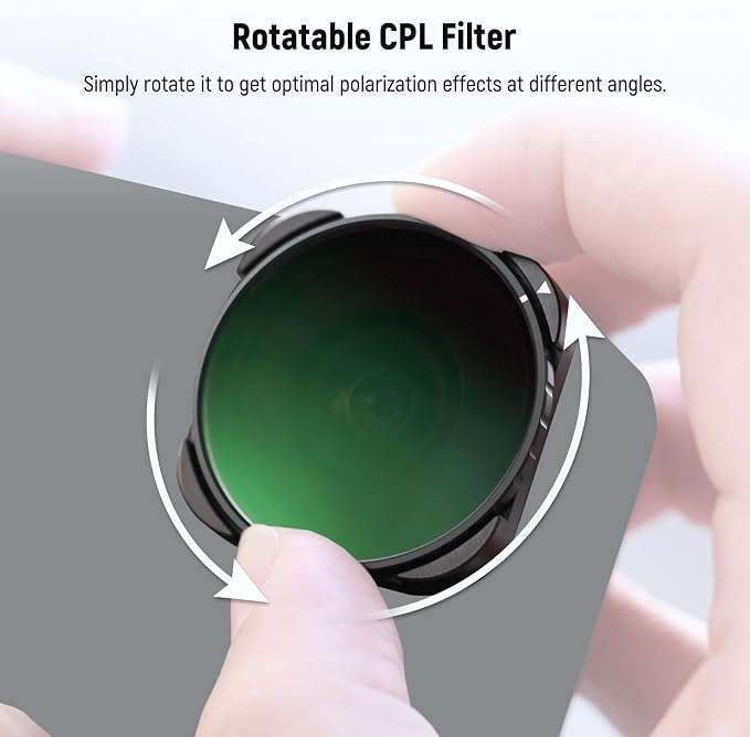 NEEWER Rotating CPL Filter for Hero 13
