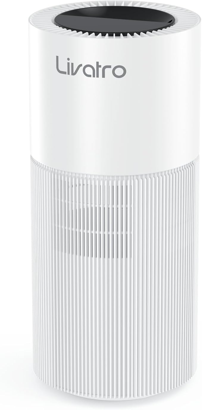 8L Evaporative Humidifier for Large Rooms up to 1000 ft²- Baby Elderly& Pet Safe Cool Evaporation, 900ml/h Output, UV Disinfection, Easy Top Fill,UltraQuiet 28dB, Smart AI Humidity Control Upgraded