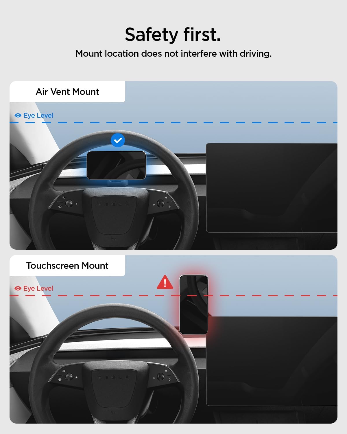Spigen Tesla Air Vent MagSafe Mount for Model Y Juniper & YL & 3 Highland