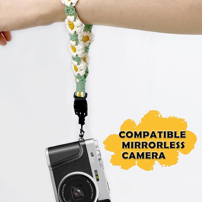 VICHUNHO Camera Wrist Strap, Secure & Adjustable DSLR Camera Hand Strap