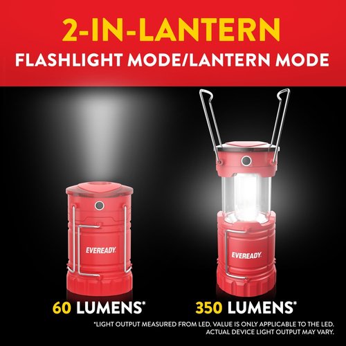 Eveready LED Camping Lantern 360 PRO - Super Bright Tent Lights | IPX4 Water Resistant (3-Pack)
