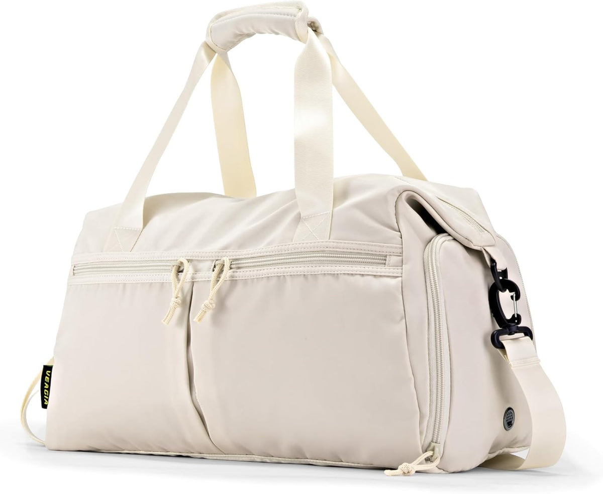Skiennix Weekender Duffel Bag - Shoe Compartment & Wet Pocket | Versatile Travel & Gym Bag