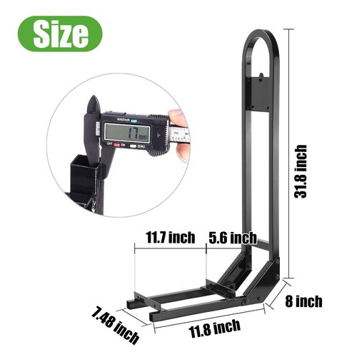 10L0L Golf Cart Rear Safety Grab Bar Universal Compatible with Yamaha Club Car EZGO Golf Cart with Reflective Triangle Board