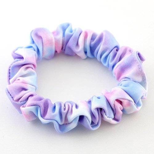 HOZIY Tie Dye Leotards for Toddler Girls Gymnastics 3t 4t Purple Pink Blue White Non Sparkly Tumbling Outfit Biketard Dance Clothes with Scrunchies