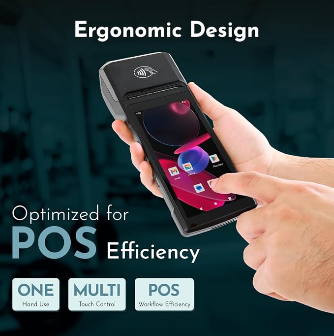 POS Android 14 Receipt Printer Android 14 and 58mm High Speed Thermal Printer