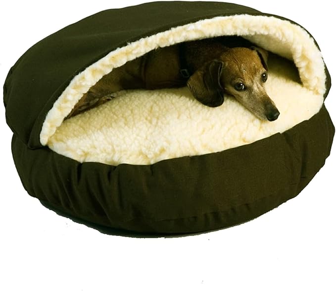 Snoozer Orthopedic Cozy Cave Pet Bed, X-Large, Khaki