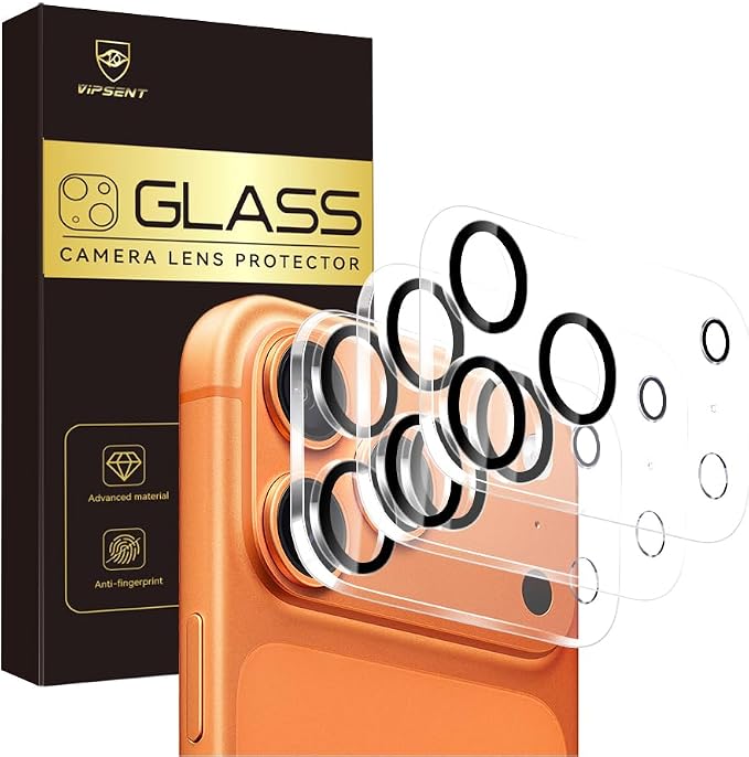Camera Lens Protector for iPhone 17 Pro 6.3", 9H Tempered Glass，Ultra HD
