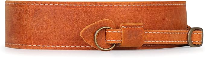 MegaGear SLR, DSLR Sierra Series Genuine Leather Camera Shoulder or Neck Strap