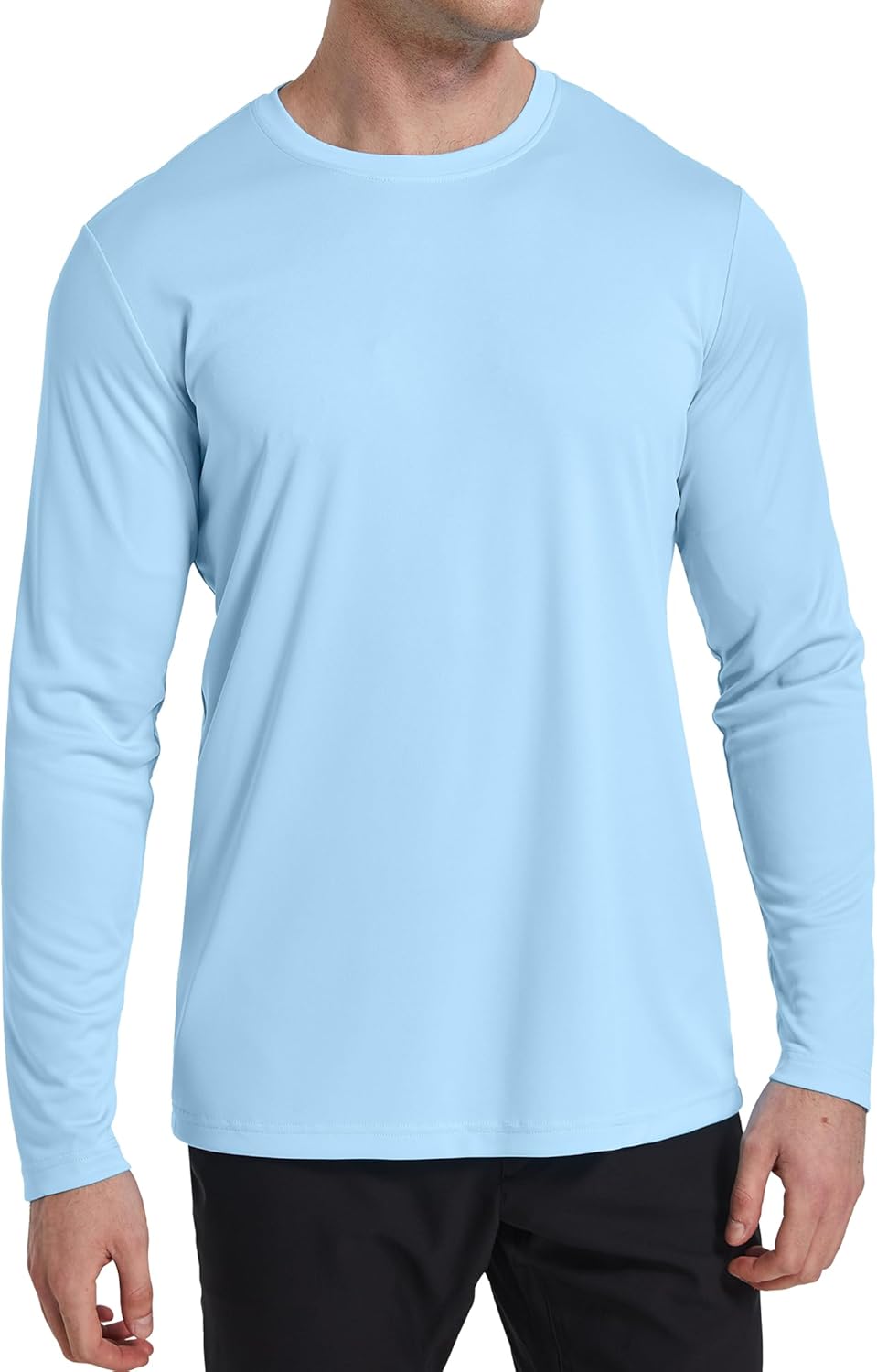 Skiennix Men's Quick Dry Long Sleeve Shirts - UPF 50+ UV Protection | Moisture-Wicking T-Shirt for Casual Workouts