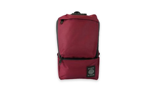 DIME BAGS Lockable Sling Backpack with Odor Sealing Carbon Lining, Scent & Spill Proof Crossbody Bag with 3-Digit Combo Lock, Water-Resistant Exterior, Adjustable Strap & Hidden Pocket (Oxblood)