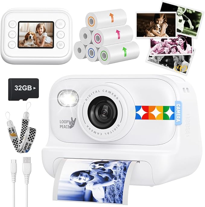 Kids Color Instant Print Camera – Kids Camera