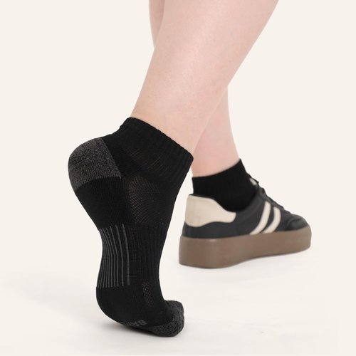BAMBOO COOL Women's Athletic Ankle Socks - Anti-Odor, Moisture-Wicking, Cushioned | 5/6 Pairs