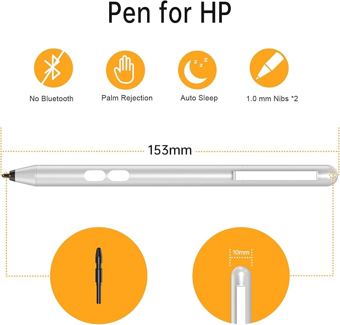 Stylus Pen for HP Omnibook, Pen for HP Envy x360 Pavilion x360 Specter x360