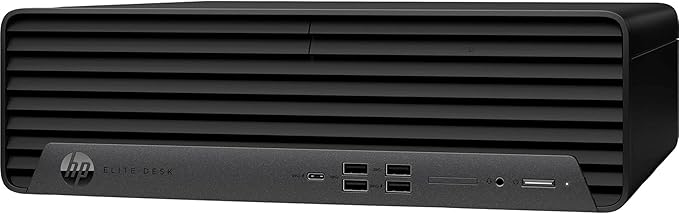 HP Elite 805 G9 SFF Business Desktop Computer, AMD Ryzen 5 8500G, 32GB DDR5, 1TB PCIeSSD, Radeon 740M Graphics, Dual 4K Display Support, USB-C, HDMI, RJ-45, Wi-Fi, Wired KB & Mouse, Win11 Pro
