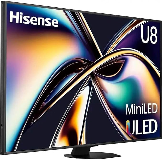 Hisense 75U8QGKIT1 75 inch Class U8 Series 4K Mini LED QLED Smart Google TV UHD HDR Dolby Vision Dolby Atmos 14