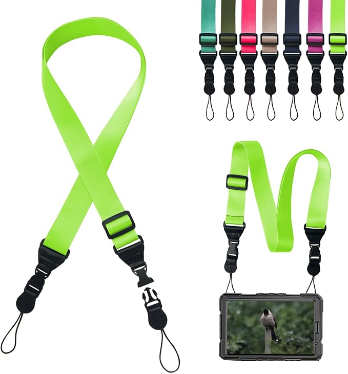 Adjustable iPad Strap:Comfortable Nylon Neck Strap Lanyard