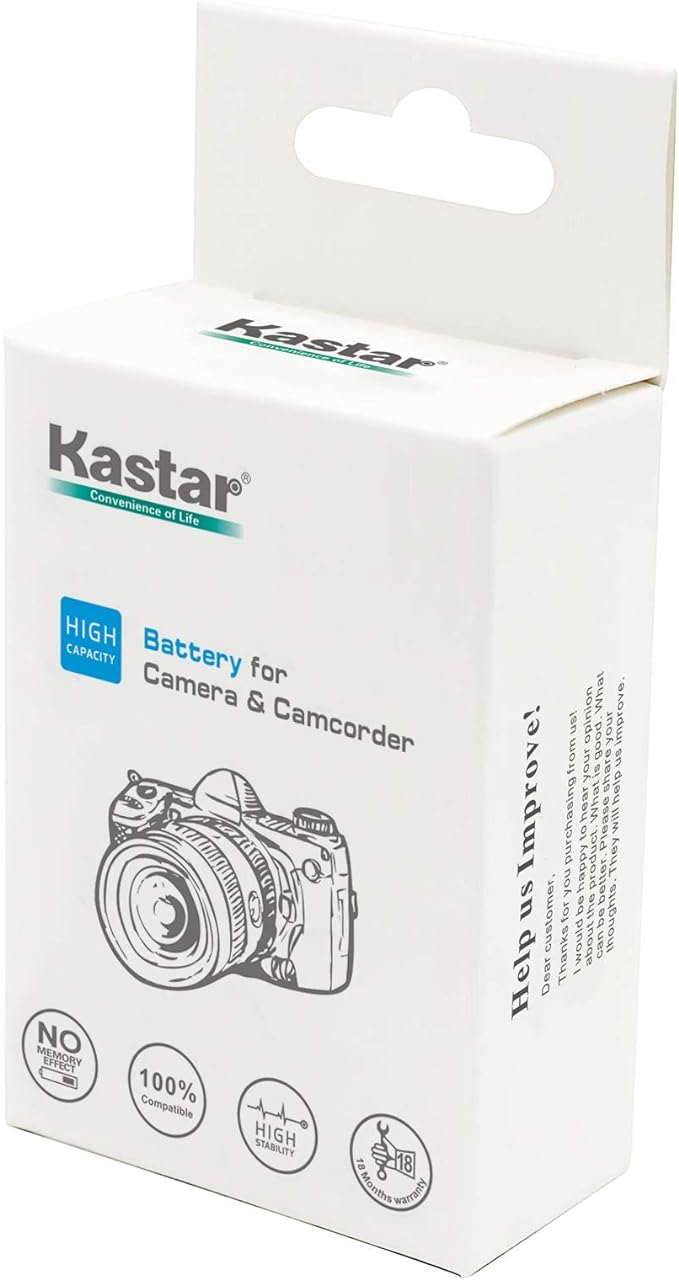 Kastar 2 Pack Battery for Fujifilm NP-45 NP-45A NP-45B and Fuji FinePix J10 J12