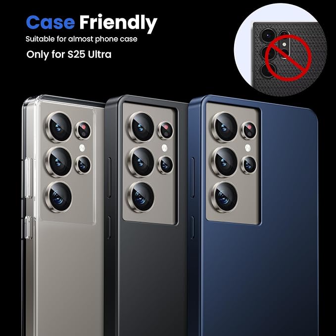 WSKEN for Samsung Galaxy S25 Ultra Camera Lens Protector
