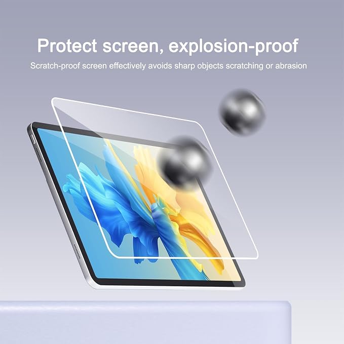 Ailun 2 Pack Screen Protector for iPad Pro 13 Inch 2025/2024 + 2 Pack Camera