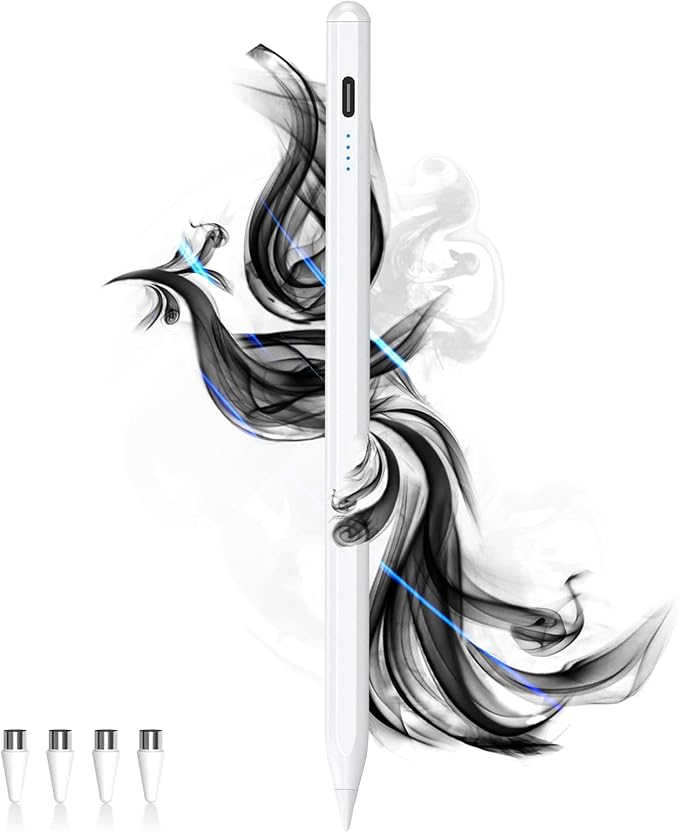 Stylus Pens for Touch Screens Power-Display Tablet Pen POM Tip Magnetic Digital
