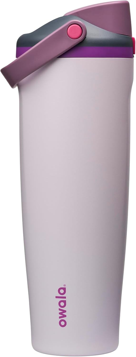 Owala FreeSip Sway Insulated Water Bottle - 40oz Stainless Steel with Two-Way Spout & Built-In Straw | BPA Free, Leak Proof, Ideal for Travel & Sports
