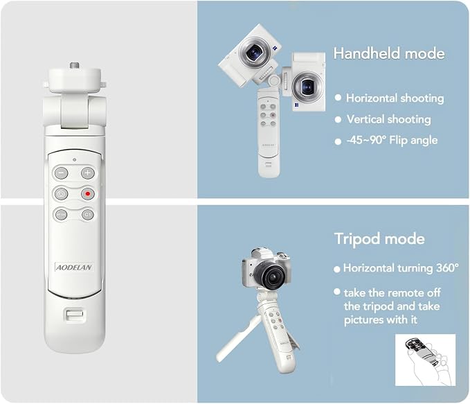 AODELAN Wireless Shooting Grip Tripod