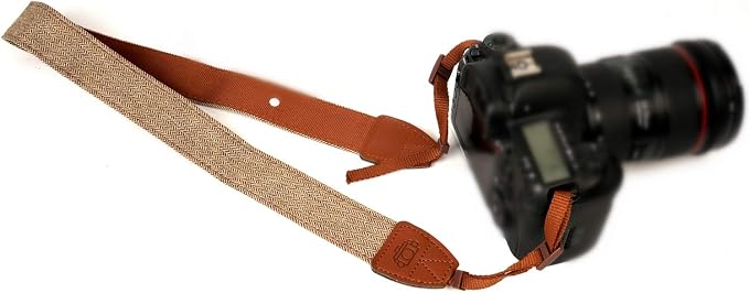 Camera Strap Canvas Brown Shoulder Strap