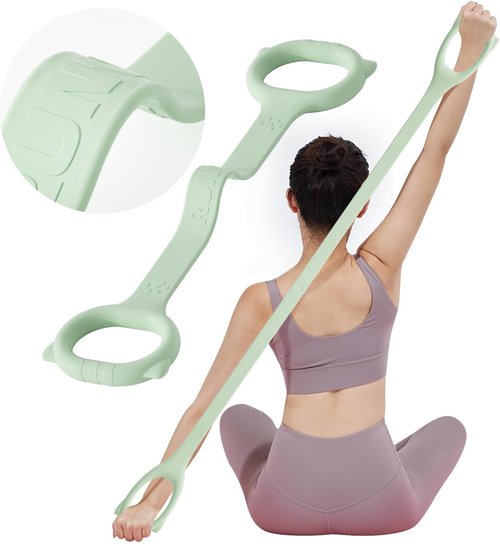 Figure 8 Workout Resistance Band - Durable 20-40lb Elastic Bands for Arm, Back & Shoulder Exercises
