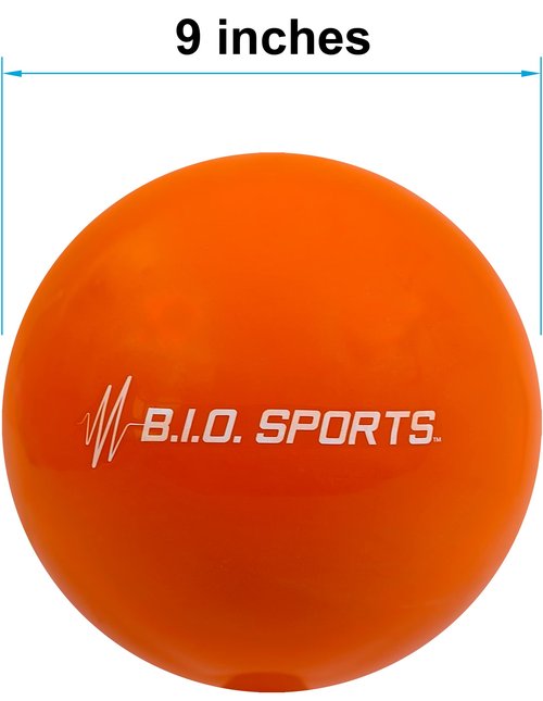 BIO Sports Water Resistance Ball for Full Body Low Impact Pool Workout (Orange)