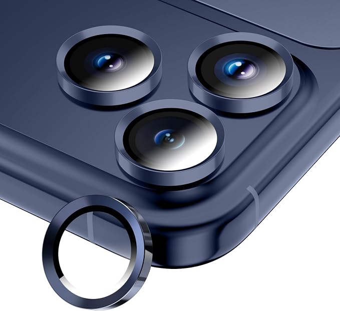 for iPhone 17 Pro/iPhone 17 Pro Max Camera Lens Protector, Tempered Glass