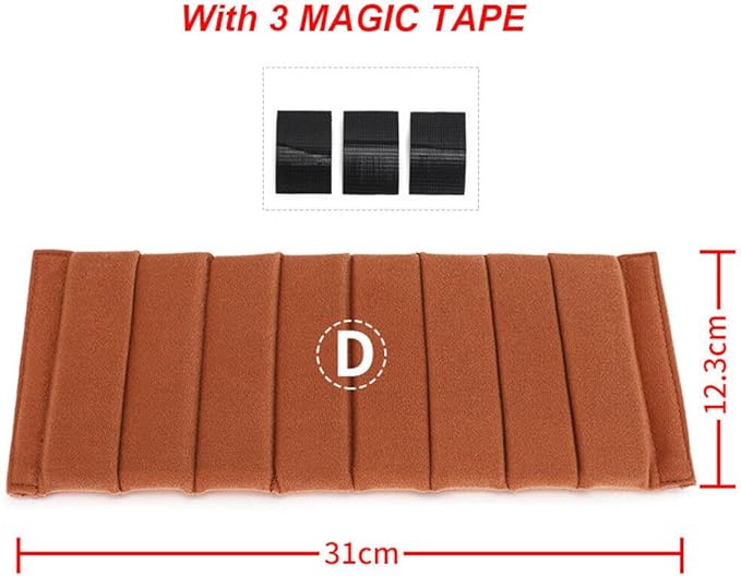 4-Pack Camera Bag Case Insert Partition Divider Separator Pad Protective Lens